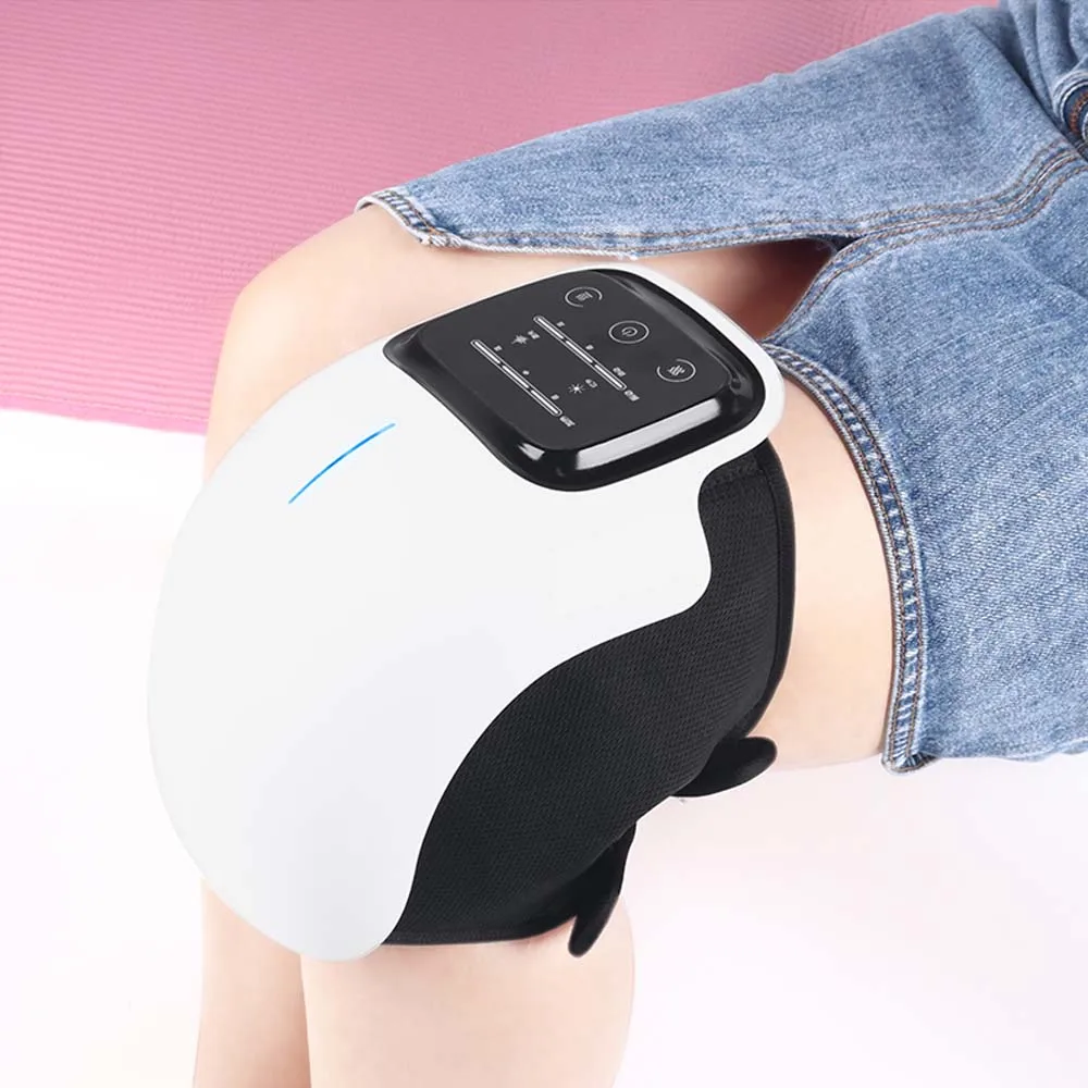 Electric Leg Joint Heating Vibration Massager Smart Hot Compress Elbow Shoulder Relaxing Device Infrared Laser Knee Massage Kit