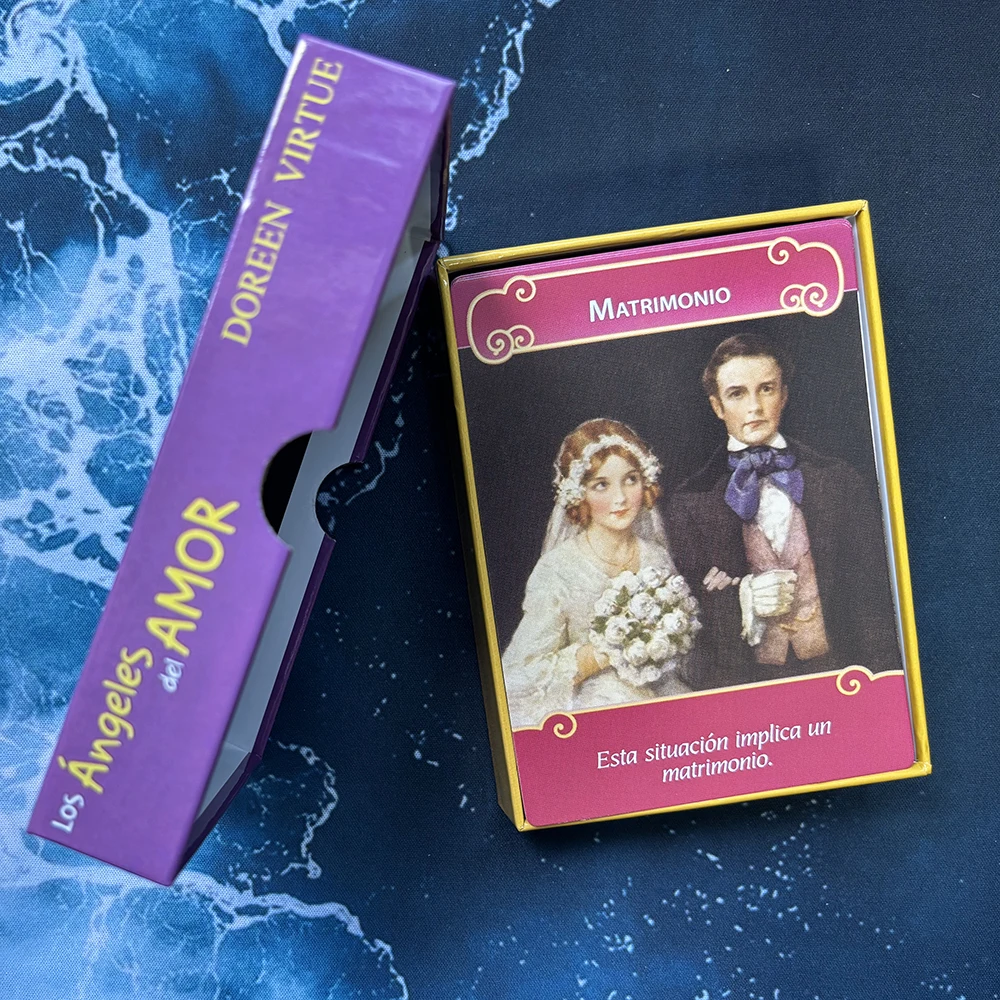 

Nuevo Los ángeles del amor: Cartas Or kama en Español | Baraja de 44 cartas + Guía в PDF | Тамаño grande 12х8,7см |