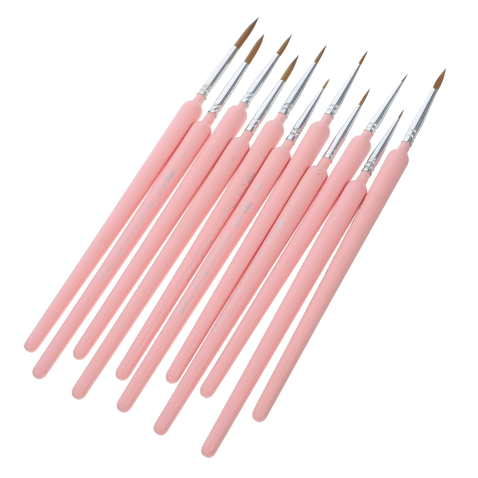 

11 Pcs Miniature Gouache Hook Pen Set Paint Brush Oil Soft Professional Brushes