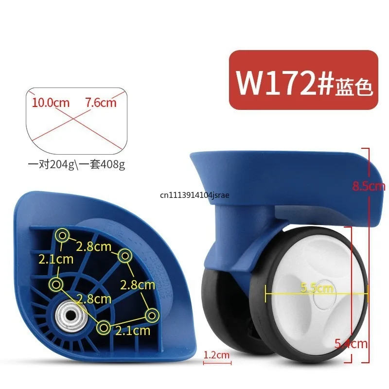 Luggage Universal Swivel Caster Roller Replacement Spare Parts for Trolley Suitcase Travel Luggage Repair Accessory