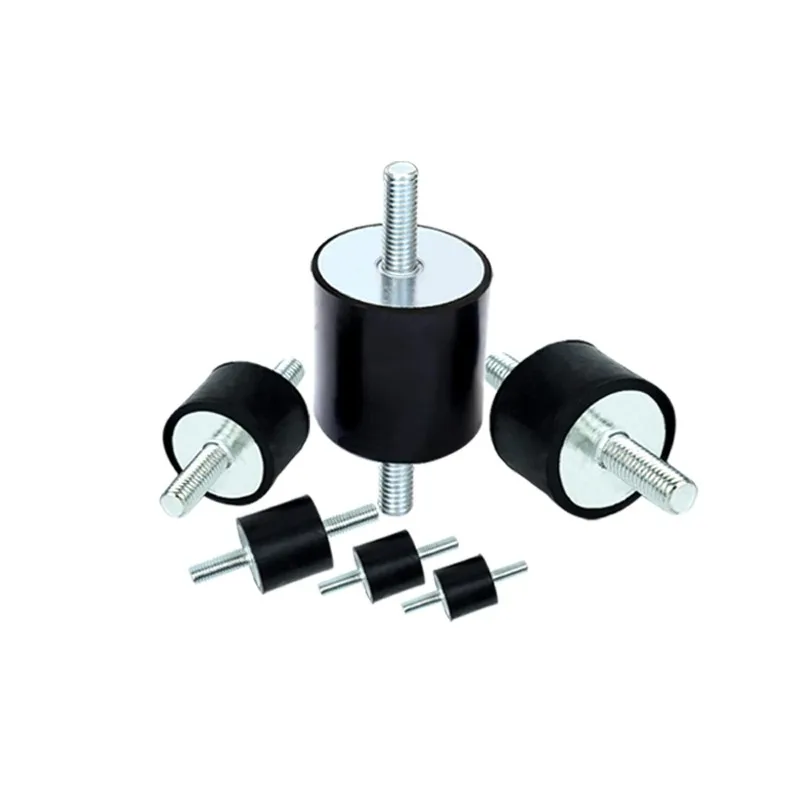 M8x23mm Rubber Shock Absorber Anti Vibration Isolator Double Male Thread Mounts Bobbins Dia 20/25/30/40mm Type VV