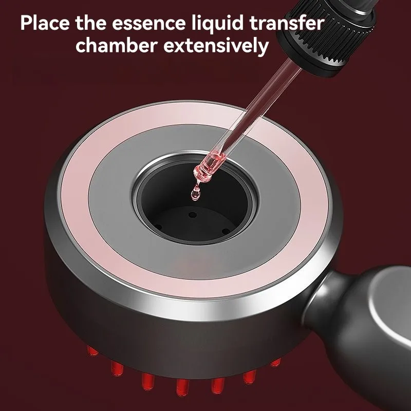 

【ABODE】For Hair Growth Scalp Massage Comb-Red Light Therapy& Kneading For Hair Care Device