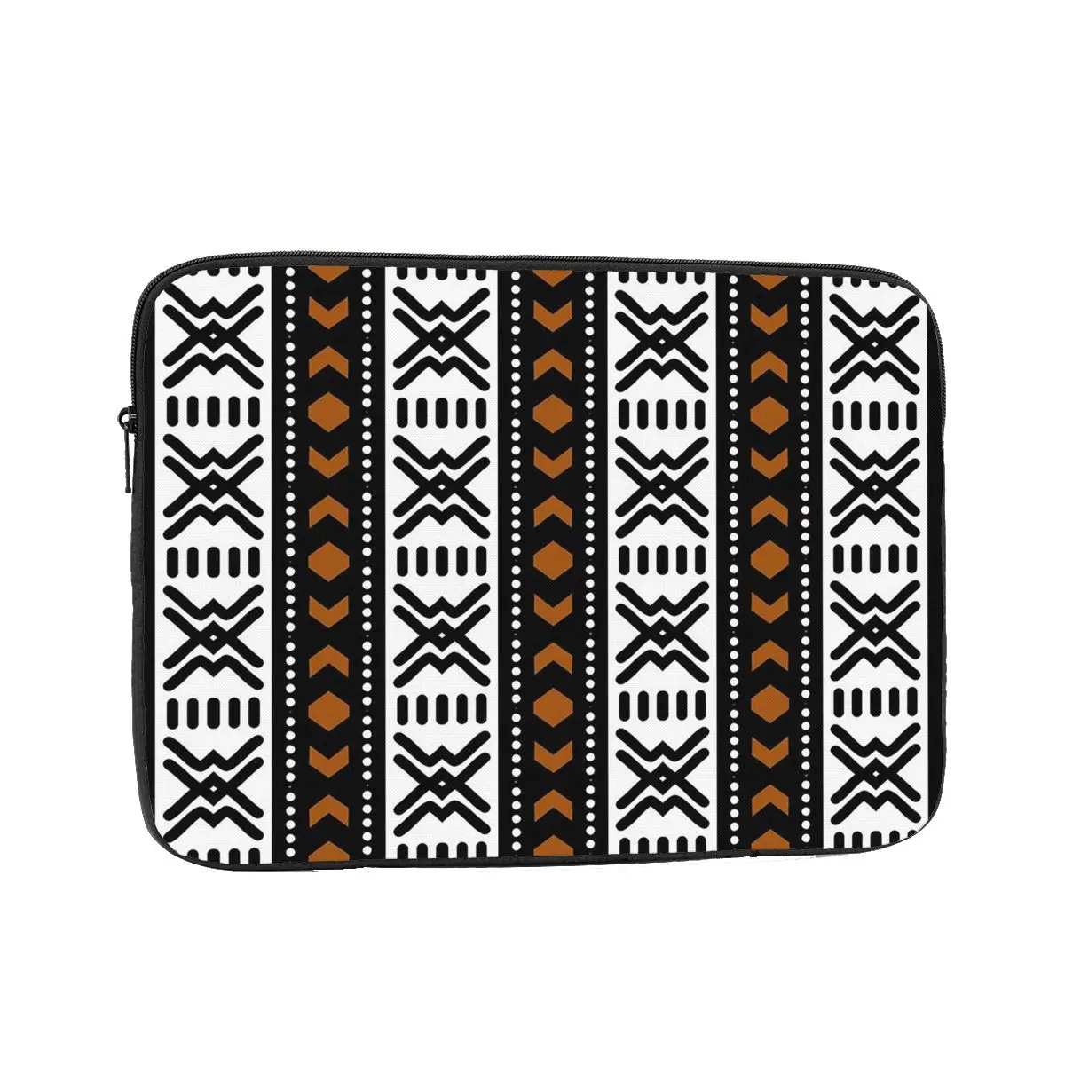 

African Bogolan Laptop Sleeve Cover Bag 10 12 13 15 17 Inch Notebook Bag Sleeve Tablet Shockproof Case Bag