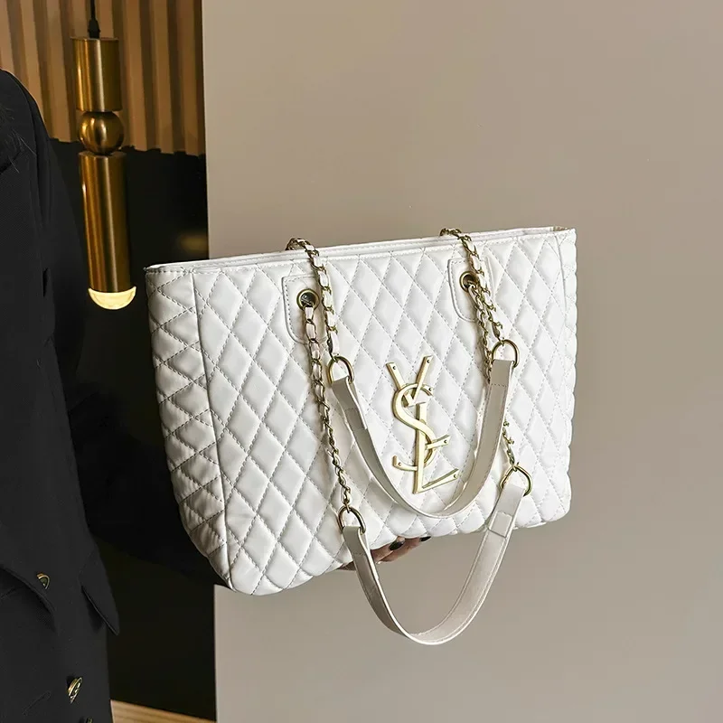 

2025 Elegant Leather Tote Bag Ladies Fashion Designer Crossbody Shoulder Handbag Luxury Brand Waterproof Durable
