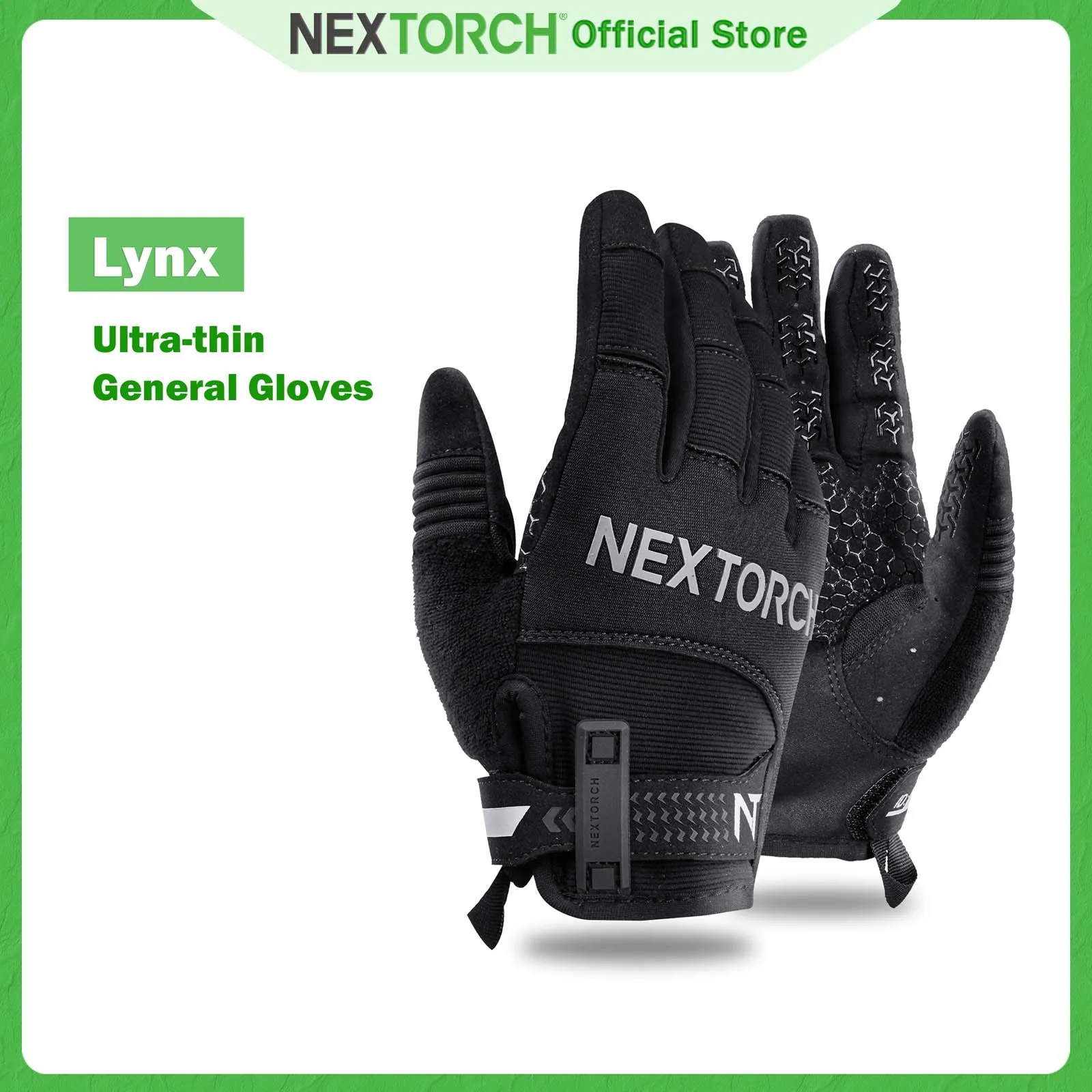 NEXTORCH General Gloves for Men, Motorcycle Military Combat Gloves Black Airsoft Gloves Touchscreen