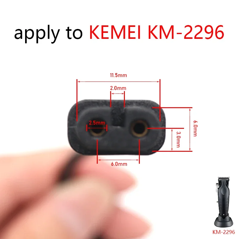 Kemei 2296 USB Charger Cable - Orignal Replacement Charging Cable for Hair Clipper Accessories