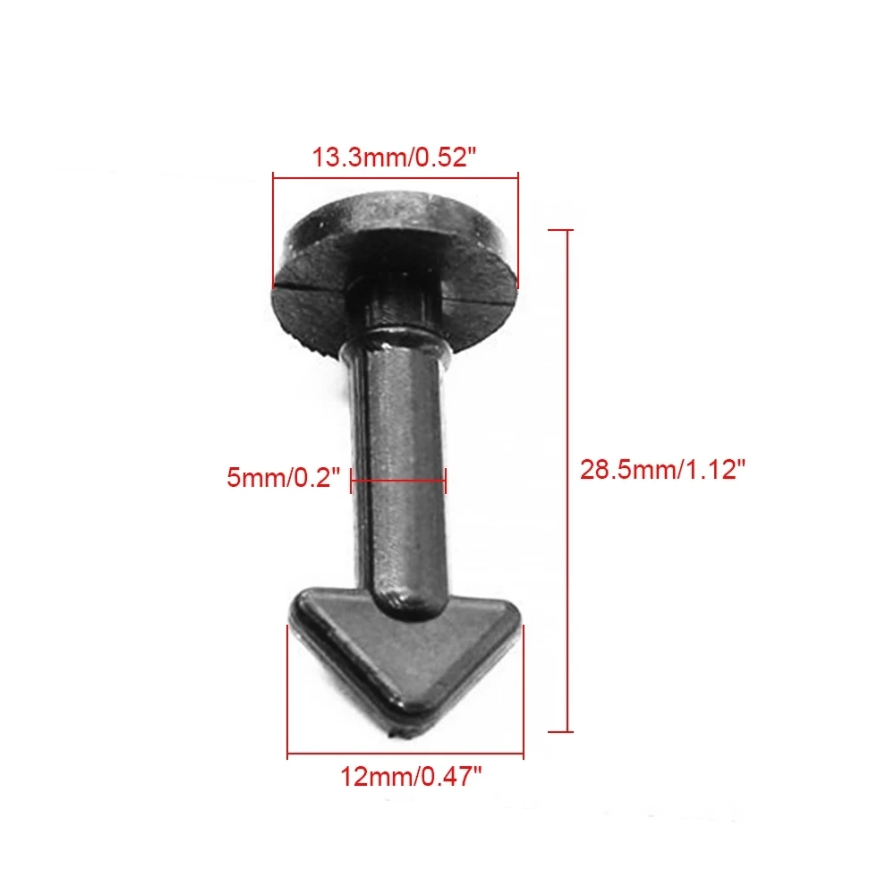 10/20Pcs Engine Trim Tray Cover Clip Screws Rivet Fastener For Citroen Picasso Xsara Peugeot 307
