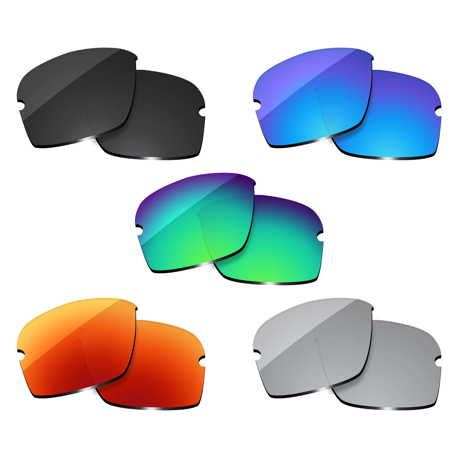 OOWLIT Polarized Lenses Replacements For Wiley X Compass Sunglasses