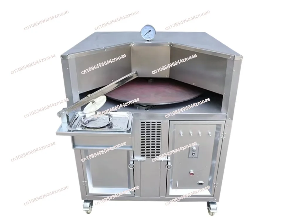 

Commercial rotating flat naan bake making electric gas tandoor lebanese chapati arabic roti pita bread oven other snack machines