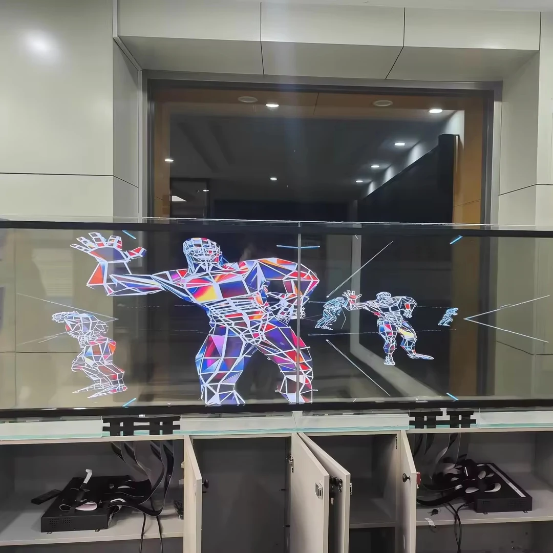 Display OLED trasparente ultrasottile da soffitto o in piedi per segnaletica digitale-display LED premium