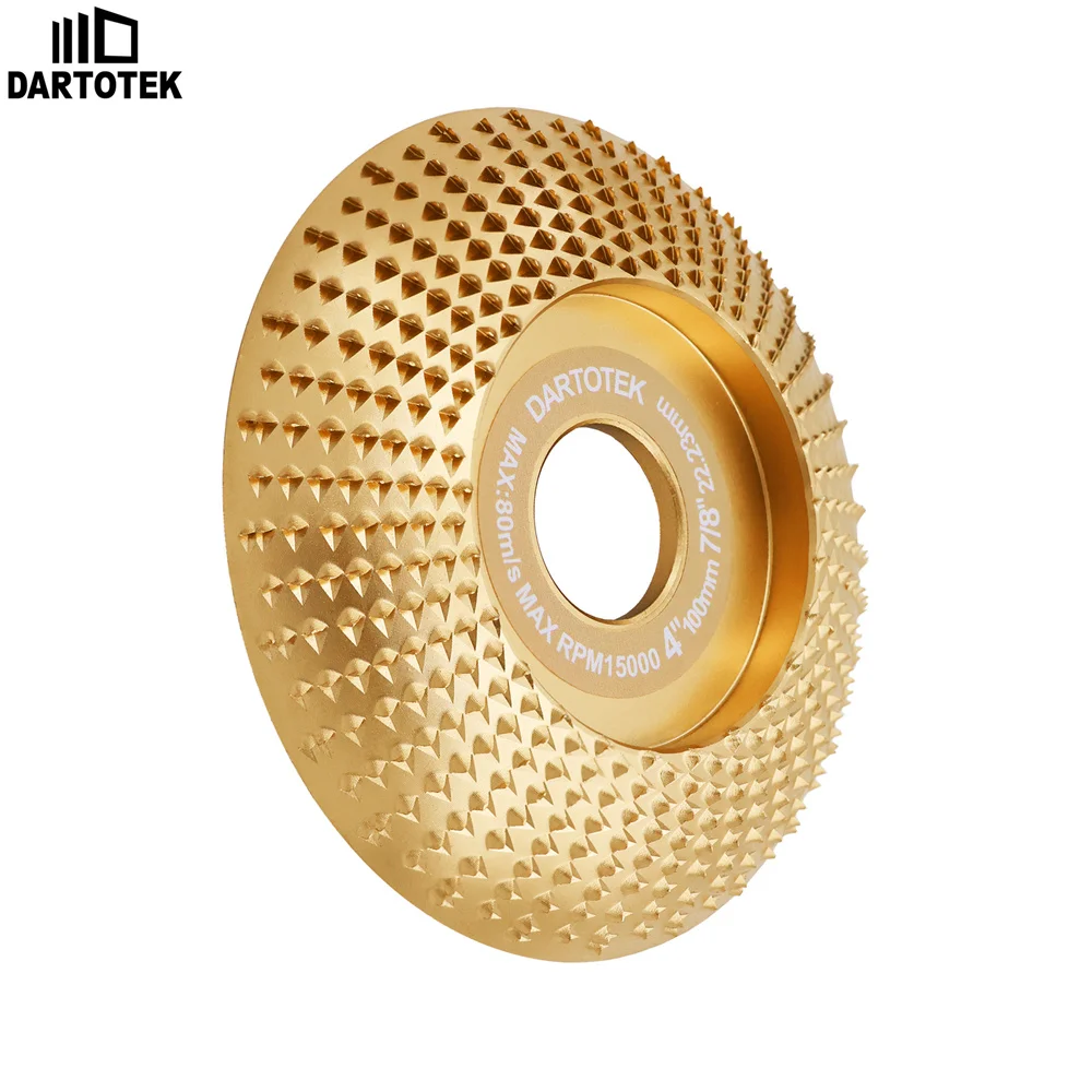 DARTOTEK Set di dischi per modellare la mola Taglio del legno Rettifica Modellatura Disco per scolpire Strumento per disco per intaglio del legno per smerigliatrice angolare