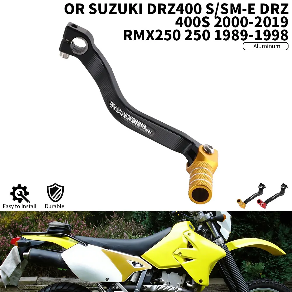 

Motorcycle CNC Aluminum Folding Shifter Shift Pedal Lever For SUZUKI DRZ400 S/SM-E DRZ 400S 2000-2019 RMX250 250 1989-1998