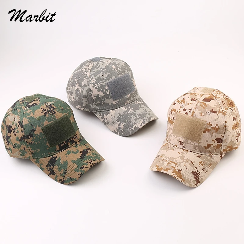 

1PCS Military Baseball Caps Camouflage Tactical Army Soldier Combat Paintball Adjustable Summer Snapback Sun Hats Men Women