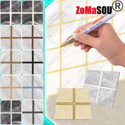 10 Colors  Waterproof Tile Marker Grout Pen Wall Seam Pen for Kitchen Bathroom Ceramic Seam Paint Gap Decontamination Tools
