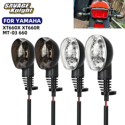 For YAMAHA MT03 XT660X XT660R Motorcycle Turn Signals Light Lens Flashers Blinker Lamp Cover XT 660X 660R Front Rear LED Light