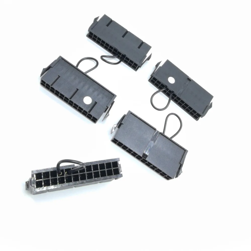 10 PCS ATX PSU 24pin Power Supply Jumper Starter Jack Adapter Connector for Server BTC Miner Machine