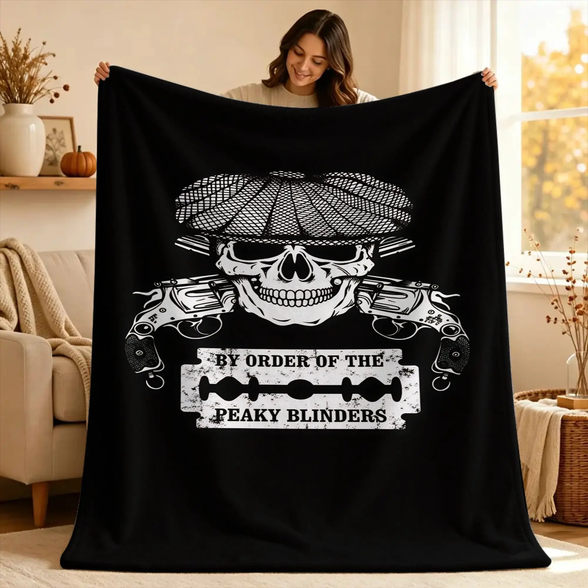 Peaky Blinders tommy shelby  Blanket Quality Soft Warm  Bedding Throws Spring Kids Couch Chair Sofa Bed Comfortable Bedspread