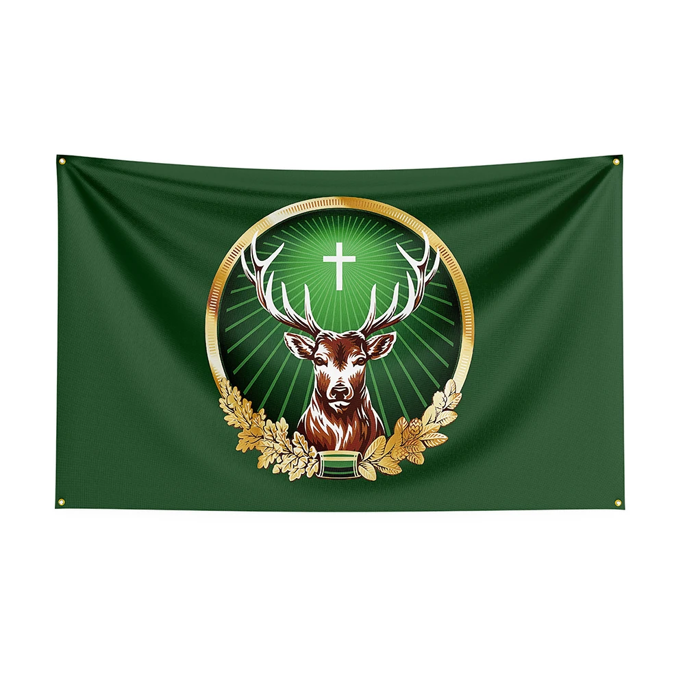 Bandeira do poliéster com jagers impressos, 90x150cm, para decoração