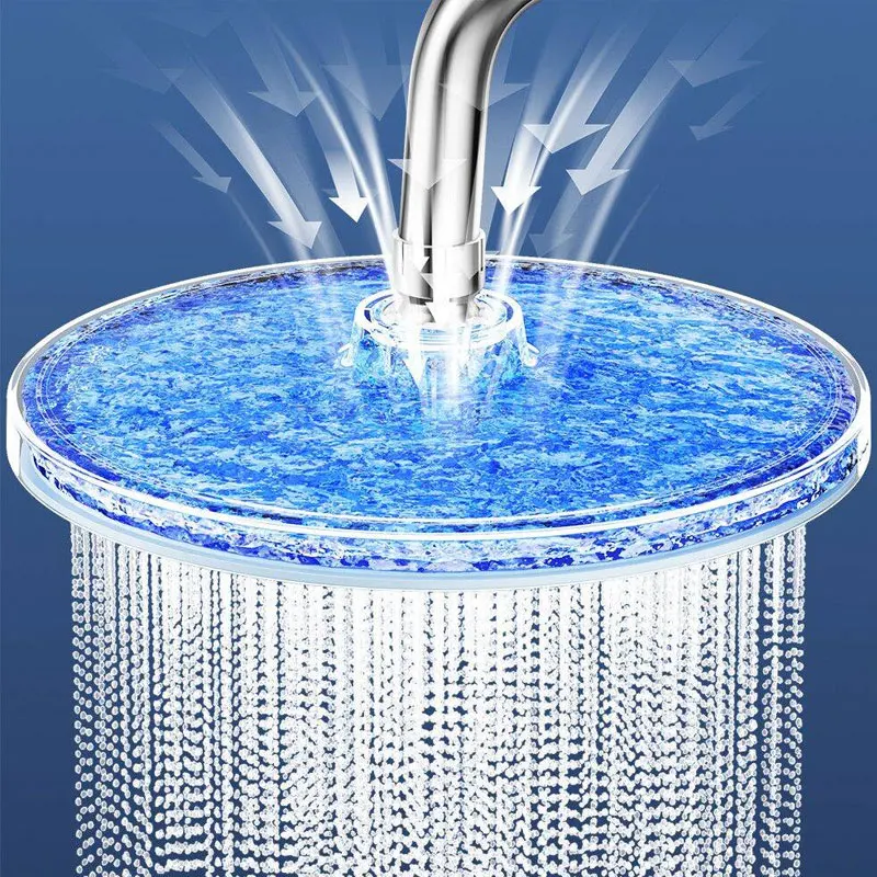 압력식 샤워헤드 레인 샤워 헤드 대형 상단 패널 단일 헤드 가정용 목욕 및 샤워용 압력식 레인 샤워