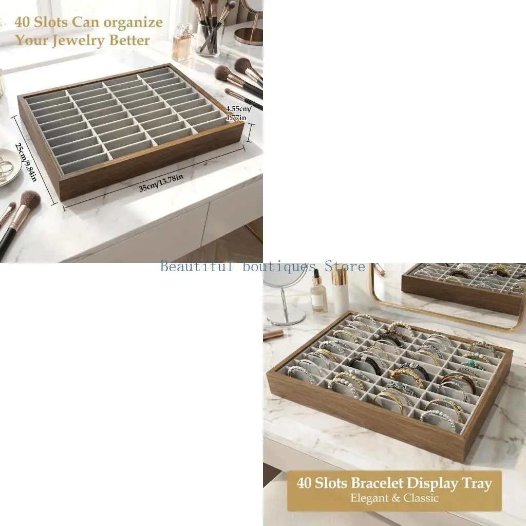 u4lf-multifunctional-40-cell-wooden-cuff-organizers-jewelry-showcase-tray-for-home