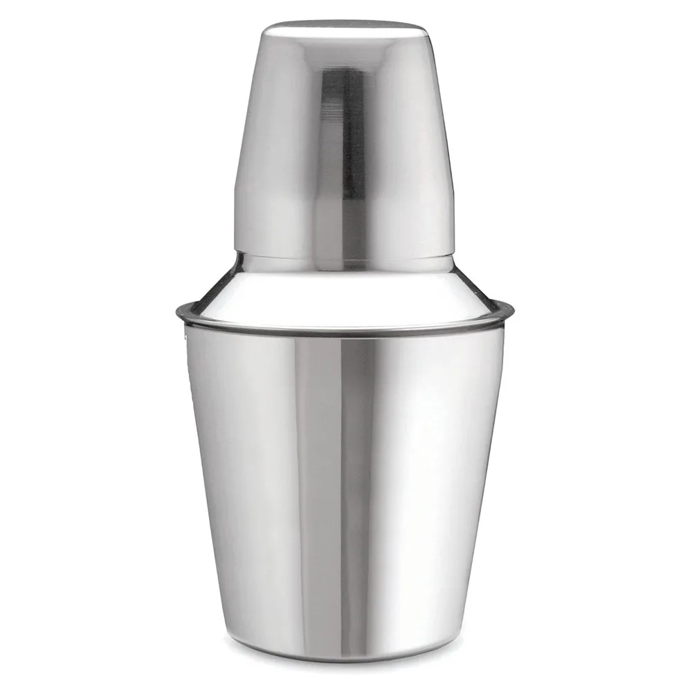 

3-Piece Stainless Steel Cocktail Shaker, Bar Shaker with Built-In Strainer for Bartenders, Perfect for Mixing Cocktails, Margaritas – Durable Stainless Steel, Dishwasher Safe, 8oz