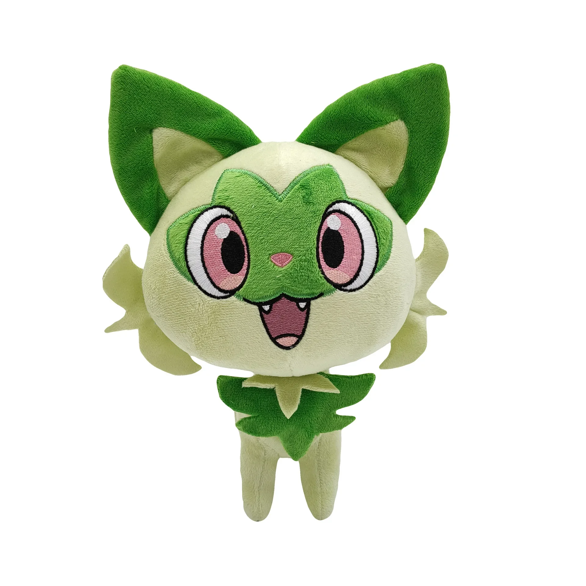 25cm Sprigatito Pokemon Plush Doll Anime Cat Fuecoco Quaxly Stuffed Toy Green Fox Soft Birthday Gift for Kids