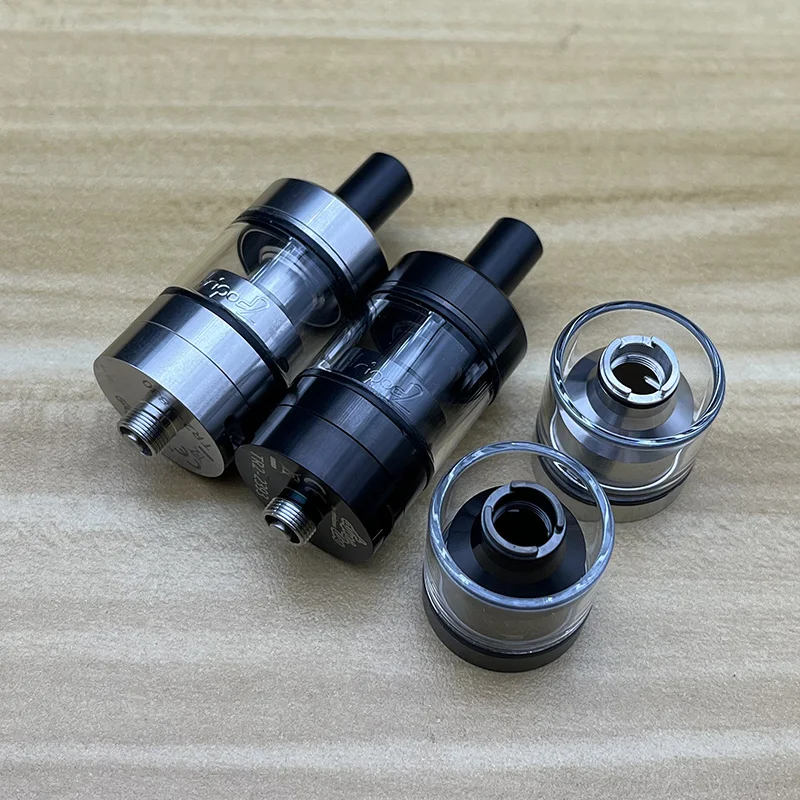 ترايبود 2 RTA البخاخة 316ss لفائف واحدة خزان قابل لإعادة البناء MTL /DL 2.0 مللي 22 مللي متر دبابيس الهواء 0.8/1.0/1.2/1.5/1.8/2/2.5/3/3.5/4 مللي متر