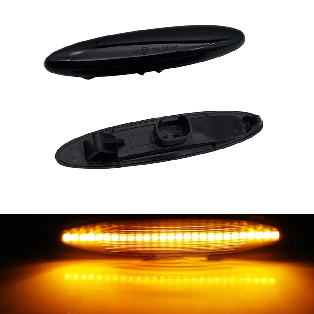 2PCS LED Dynamic Turn Signal Side Marker Light Indicator For Toyota S18 Soarer UZZ40 Mark X For Lexus IS250 IS350 SC430 E350