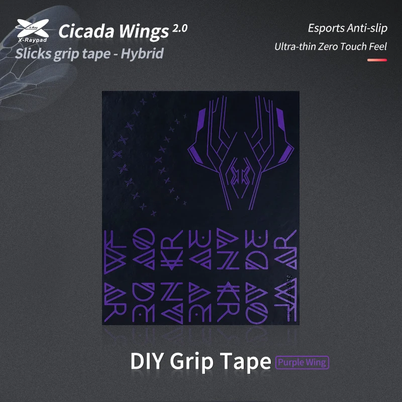 X-Raypad Cicada Wings V2 Slick DIY Mouse Grip Tape X-raypad mouse grip tapes handmade Anti-slip Grip Tape Skates Stickers Sweat