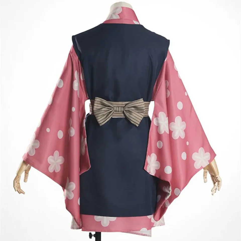 Disfraz de cosplay de Makomo, uniforme de fiesta, kimono anime, conjunto completo 3
