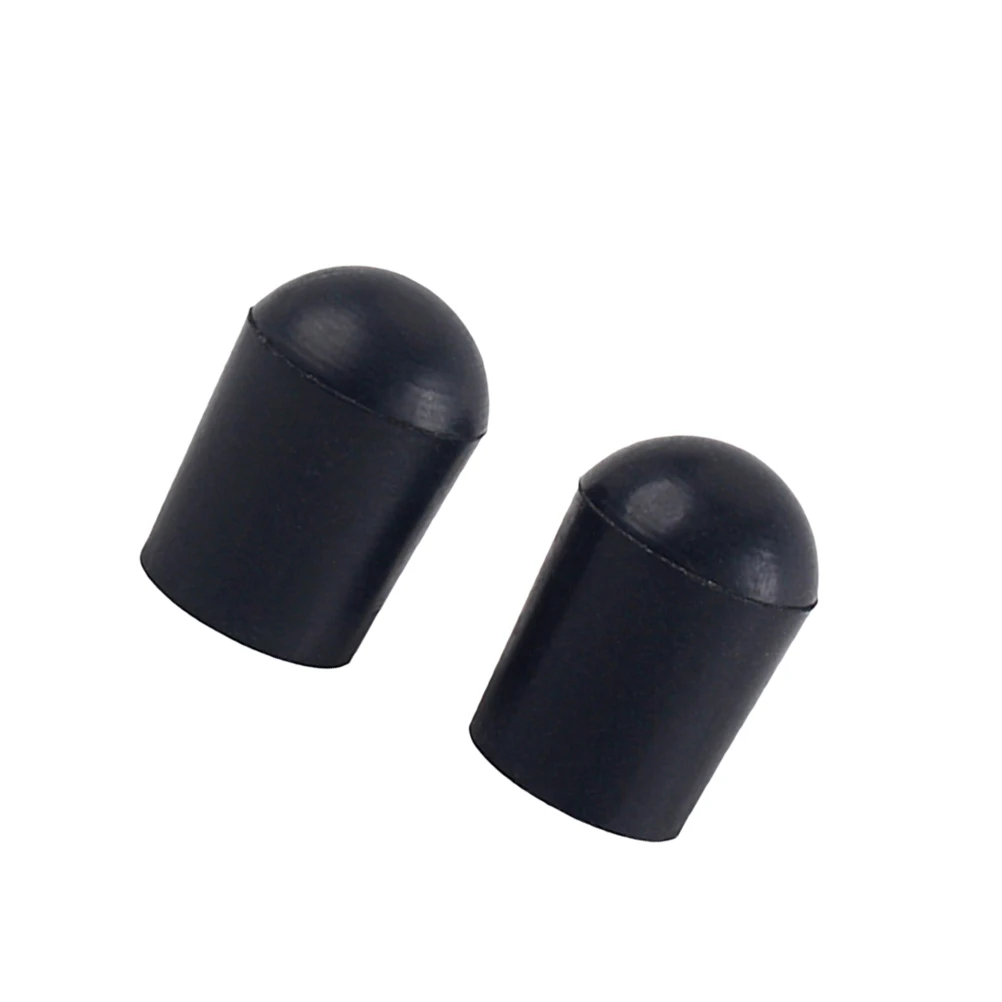 

2Pcs Cello Endpin Tip Protector Rubber Non-Slip Mat Tail Pin Cap Durable Protective Cover Polished Black for Cello Parts