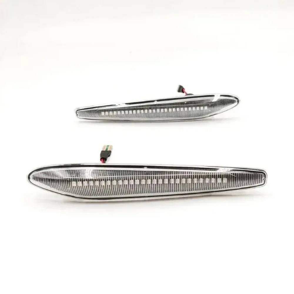 2Pcs Led Blinker Indicator Sequential Lamp Dynamic Turn Signal Light Side Marker