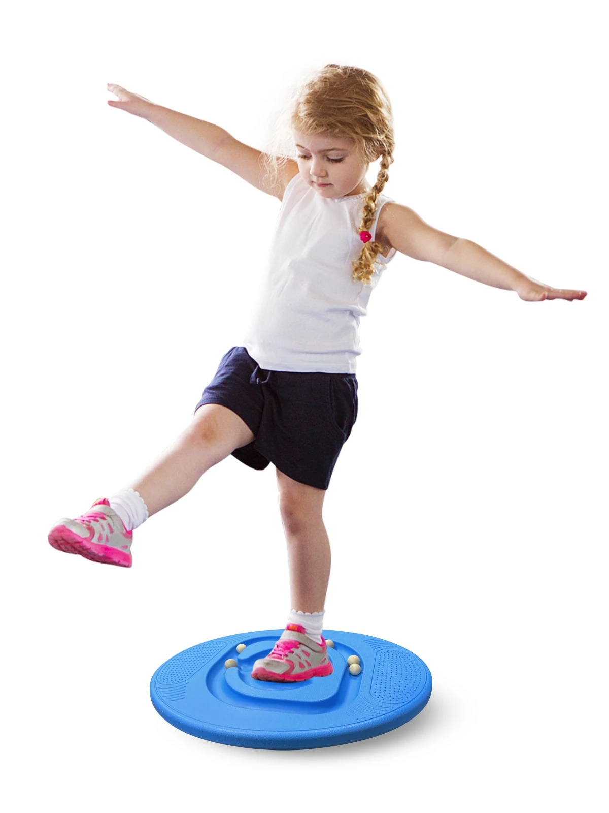 

Kids Maze Balance Board - Wobble Trainer for Ski Surf Snowboard, Non-Slip Sensory Rocker Ages 3-12, Core Therapy & Skate Prep