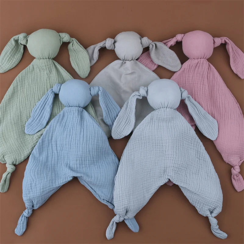 Soft Newborn Baby Sleeping Dolls Kids Cartoon Animal Bath Towel Sleep Toy Soothe Appease Towel Bib Burp Cloth Baby Accessories