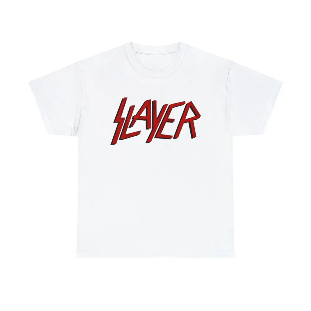 Camiseta Slayer, camiseta unissex de algodão pesado Slayer