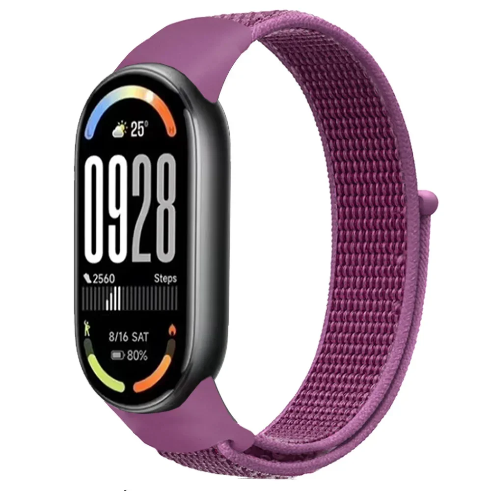 Nylon-Schlaufenarmband für Xiaomi Mi Band 11 10 9 8, atmungsaktives Sportarmband, Uhrenarmband, Mi Band 10 9 8, Zubehör. – Detail 17