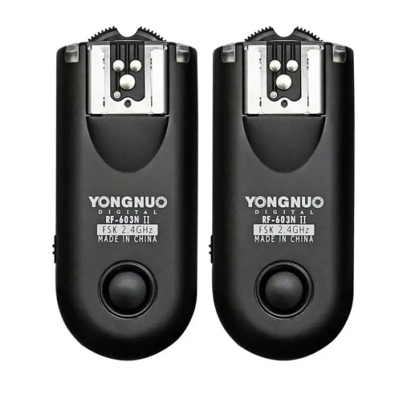 YONGNUO RF603C/N II Wireless Flash Trigger Transceivers for NIKON D7000/Canon 5D 7D 100D