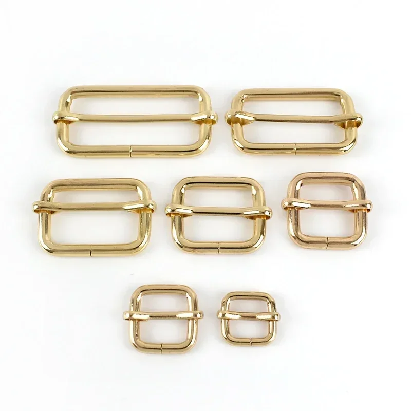 30Pcs 13-50mm Metal Bag Buckles for Strap Webbing Belt Pin Buckle Leather Tri-glides Slider Hook Adjuster Clasp DIY Accessories image 3