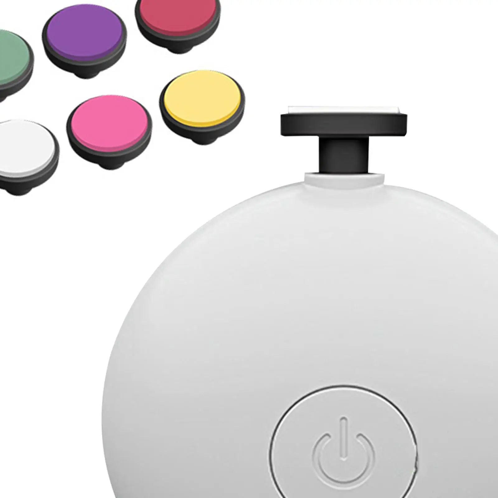 6 ferramentas de manicure aparador de unhas de polimento substituível para branco interno