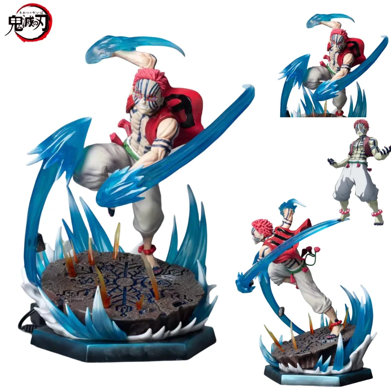 

Demon Slayer Akaza двумерные аниме периферийные устройства креативная светящаяся настольная модель фигурки украшения для мальчиков праздничные подарки оптом