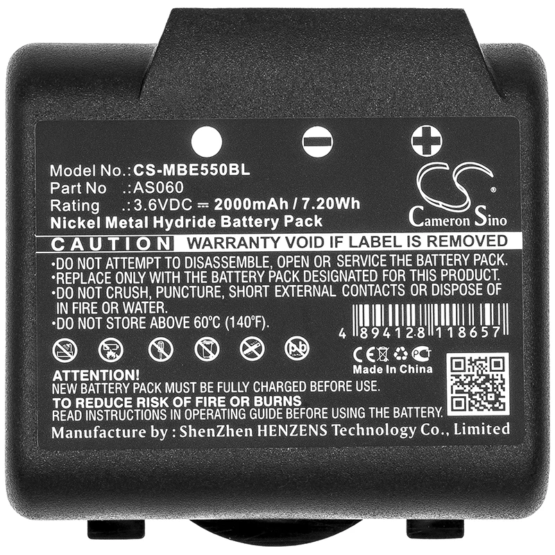 CameronSino Battery for IMET BE5500 M550S ZEUS M550S THOR M550 Ares M550 Zeus fits IMET AS060 Crane Remote Control battery 3.60V