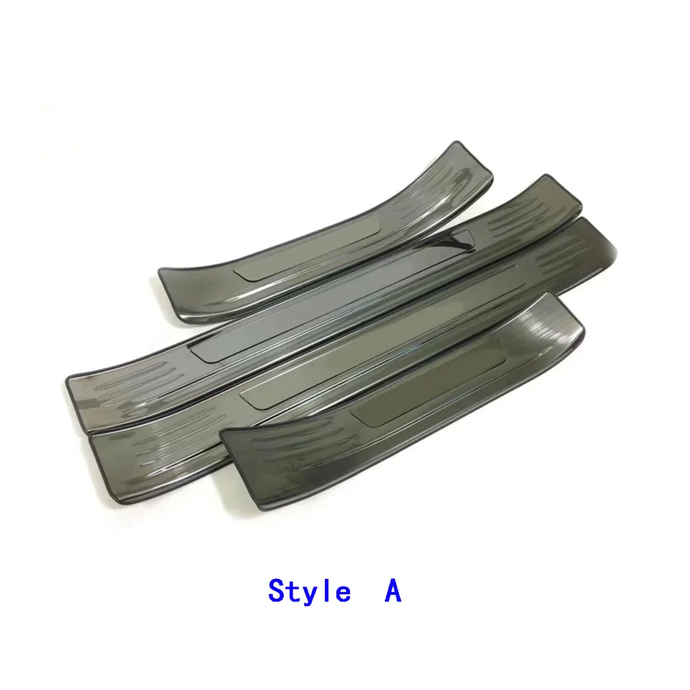 Stainless Steel/Plastic Pedal Door Sill Scuff Plate Cover External Outside Threshold For Honda CRV CR-V 2017 2018 2019 2020 2021