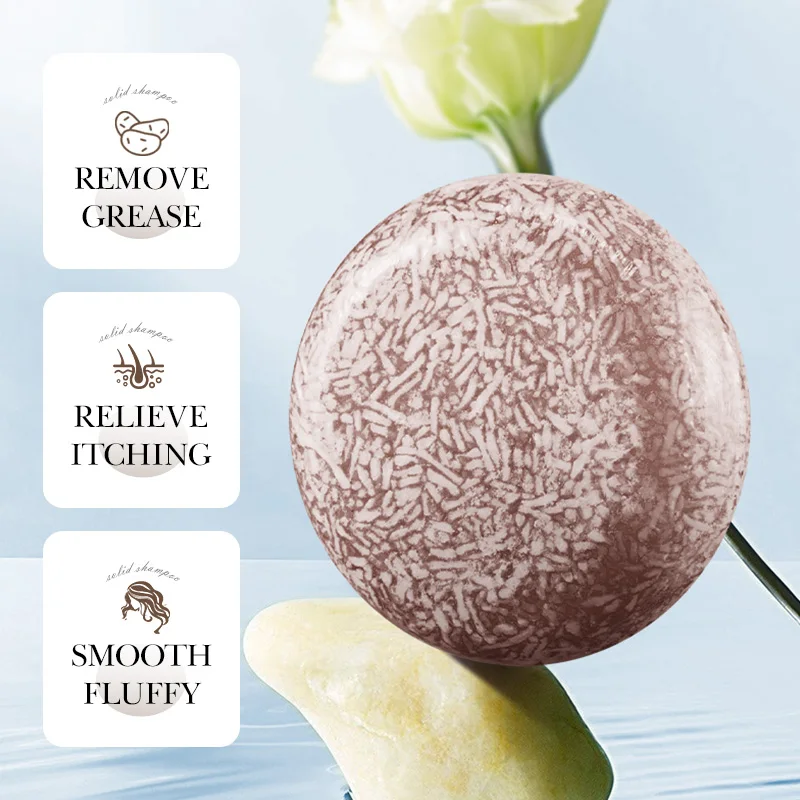 صابون الشعر SADOER Polygonum Multiflorum شامبو صلب للتحكم في الزيت ومضاد للقشرة والتطهير العميق وإصلاح شامبو الشعر الجاف التالف #3