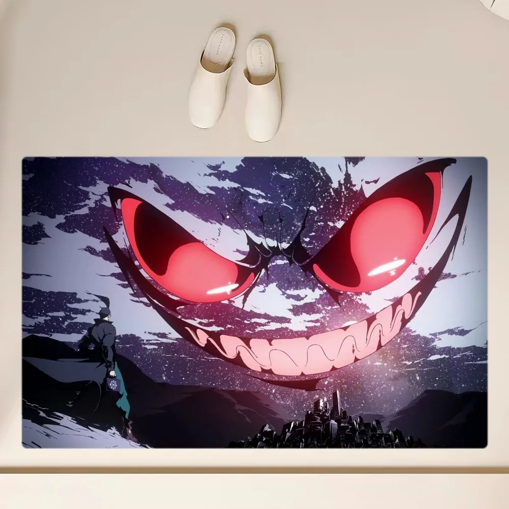 Cartoon Invader Zim Floor Mat  Anti-Slip Bathroom Kitchen Bedroom Living Room Entrance Rug Home Decor