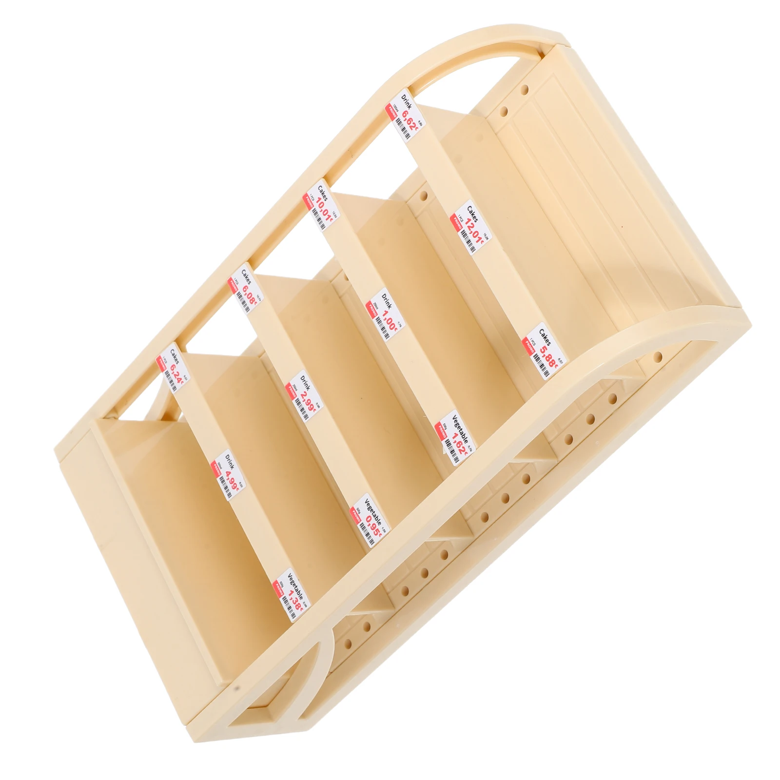 Mini Supermarkt Display Stand Poppenhuis Planken Voedsel Meubels Opbergplank Keuken Accessoires Plastic Bakkerij Kast Rek