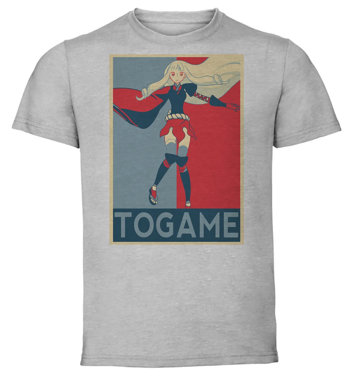 

T-Shirt Unisex - Grey - Propaganda - Katanagatari Togame Var