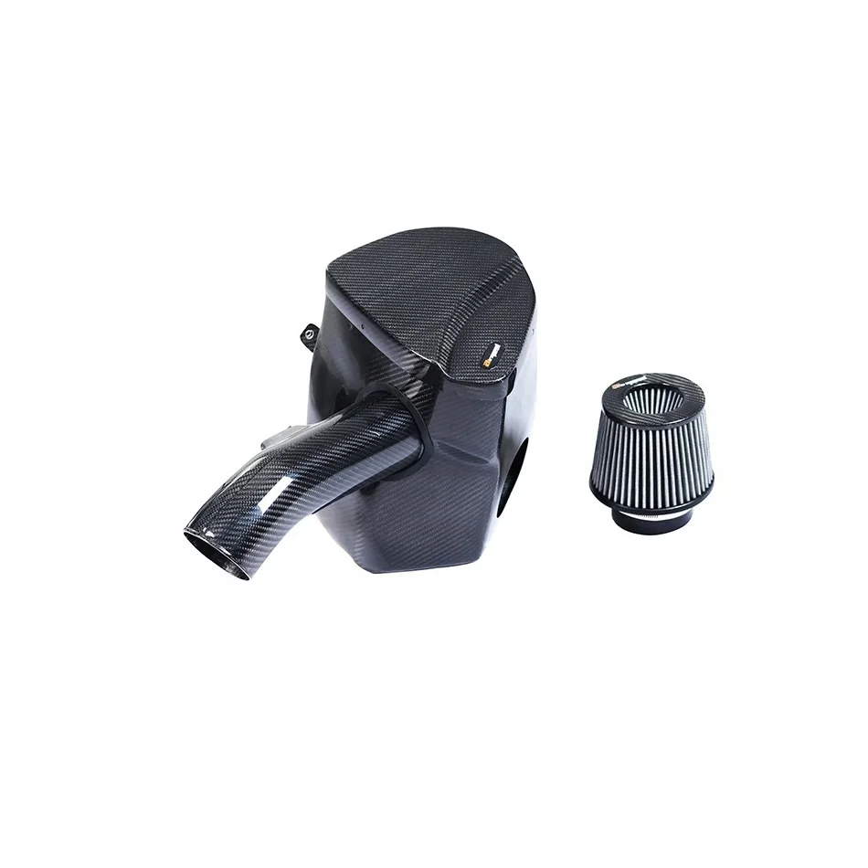 Dry Carbon Fiber Cold Air Intake Glossy Finish Clear Texture F10 Intake System For Bmw 5 Series F10 N20 2.0T 2012-2015