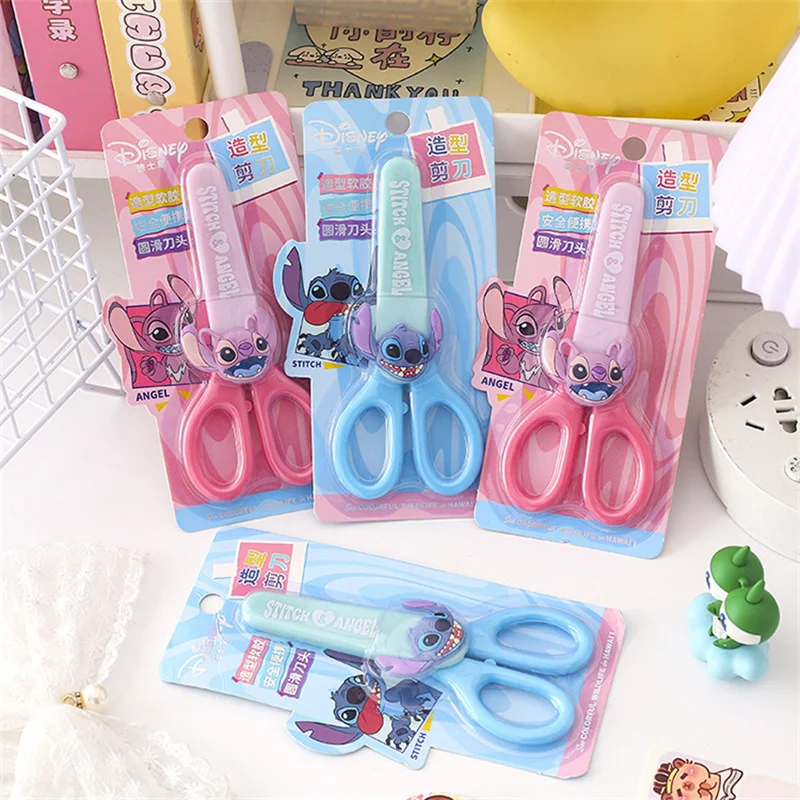 Disney Stitch Series Scissors Handmade Scissors with Smooth Blades Children Art Class Paper Scissors Supplies Stationery