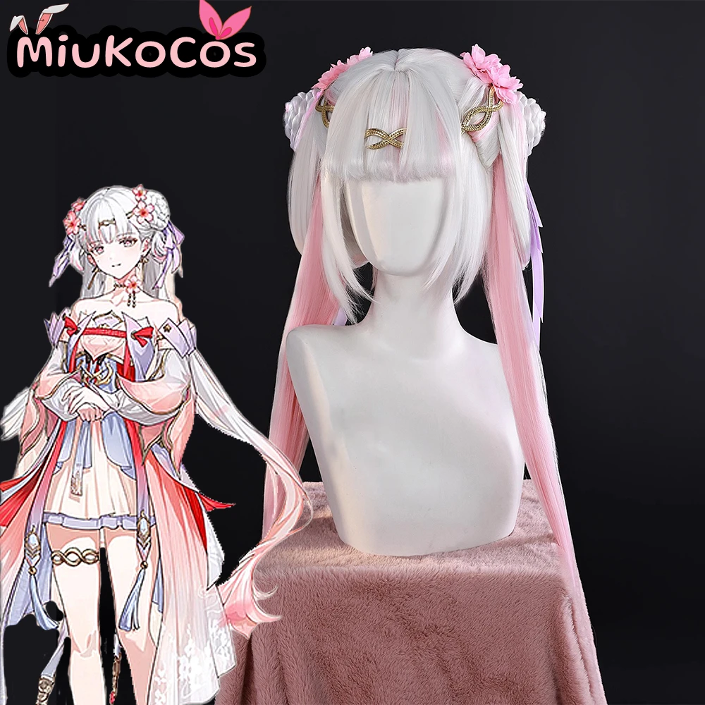 

IN STOCK Peach Blossom Radiance Cosplay Wig MiukoCosplay Game Wuthering Waves Cosplay