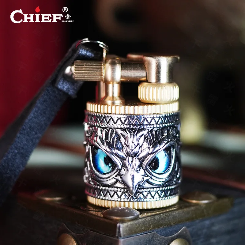 

CHIEF 212 Armor Little Fat Dwen Kerosen Lighter Compact Portable Retro Creative Men's Gift Cigarette Lighter Gadgets for Men